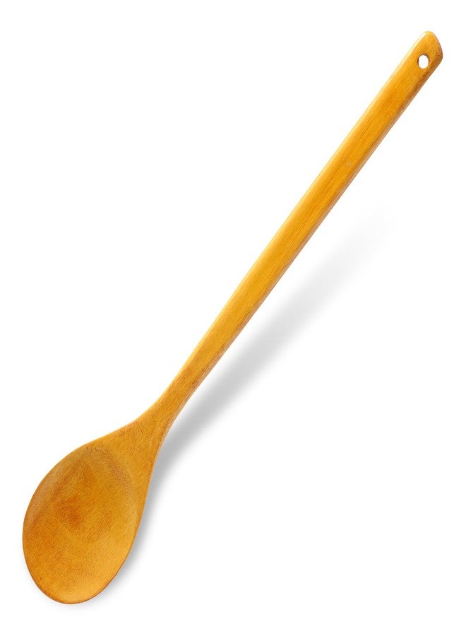 Exircy Long Wooden Spoon, Wooden Spoons for Cooking, 15.7 Inch Wood Mixing Spoon Simple Long Handle Wood Spoons for Home Kitchen Restaurant Stirring Cooking Serving Mixing Supplies - Image 1