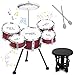 CHADRIGIVS Upgraded Kids Drum Set 5 Piece Toy Set for Toddlers 35 Band Rock Jazz Drum Musical Instrument Toys for Boys Girls Christmas Birthday Gifts - Image 2