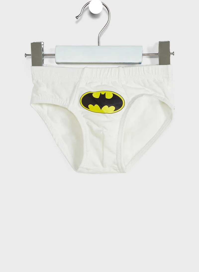Warner Bros Kids 3 Pack Batman Briefs
