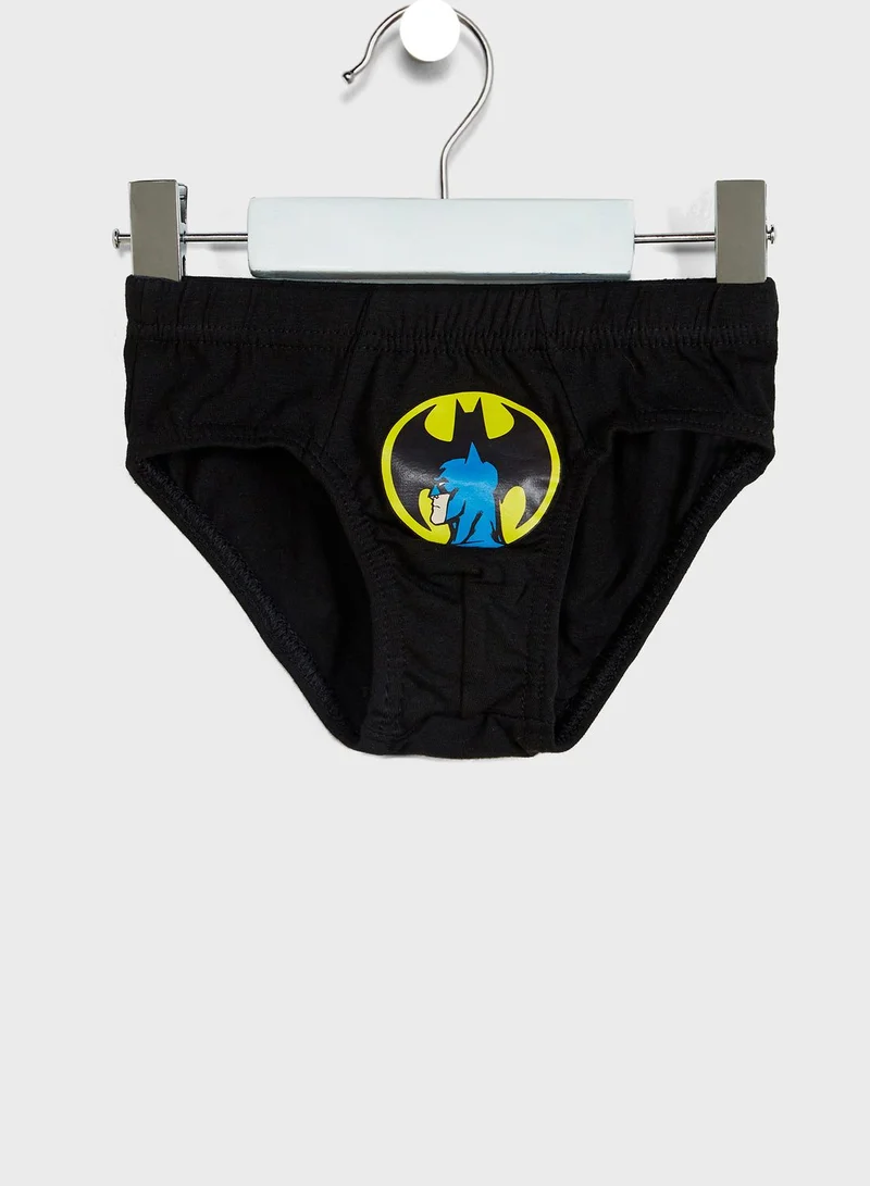 Warner Bros Kids 3 Pack Batman Briefs