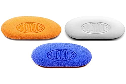 Mudtools MudSponge Cleanup and Shaping Tools for Pottery and Clay Artists Set of All 3 Styles