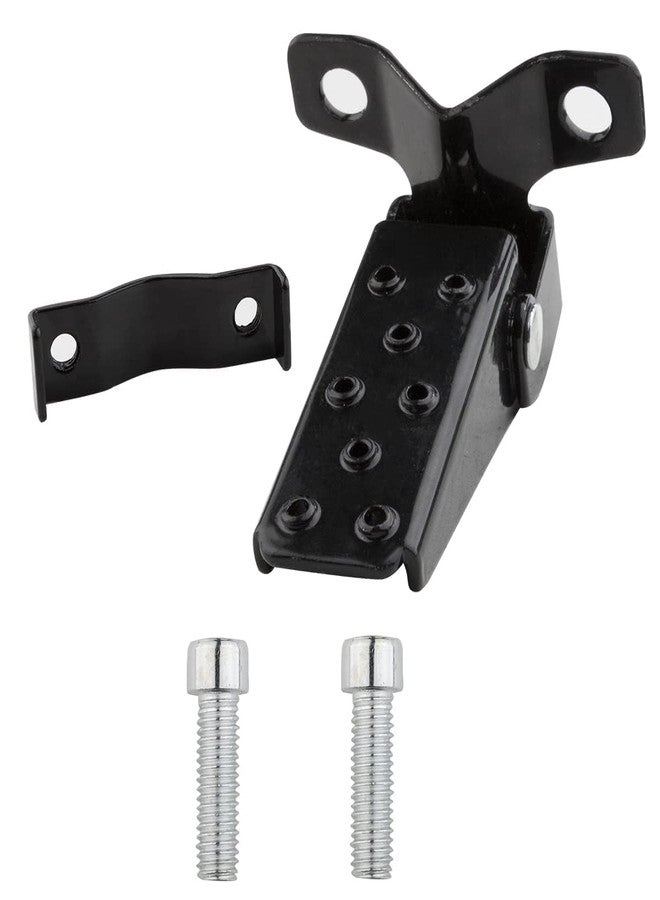 NFSpeeding A Pair Universal Foldable Foot Pedals for Motorcycle Universal Frame Clamp-On Type Folding Foot Pegs for MTB ATV Scooter Motorcycle - Image 5