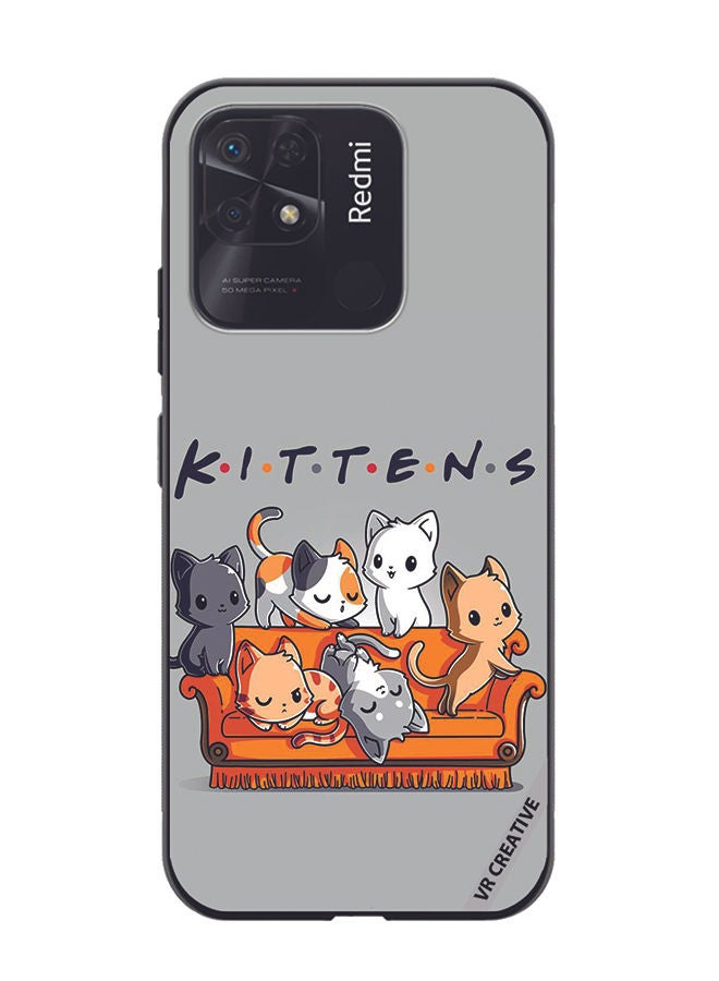 VR CREATIVE Protective Case Cover For Xiaomi Redmi 10C Kittens Design Multicolour - Image 1