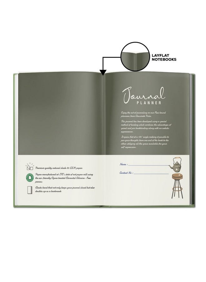 classmate Classmate Pulse A5 Notebook | Flexi-Bound Hard Cover Notebook | 176 Pages | 80GSM Natural Shade Paper | Unruled | 8 Special Pages Inside |Ideal for Personal and Professional Use  - Image 3