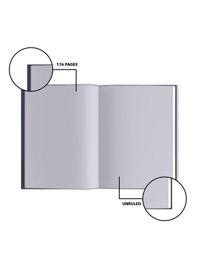 classmate Classmate Pulse A5 Notebook | Flexi-Bound Hard Cover Notebook | 176 Pages | 80GSM Natural Shade Paper | Unruled | 8 Special Pages Inside |Ideal for Personal and Professional Use  - Image 5