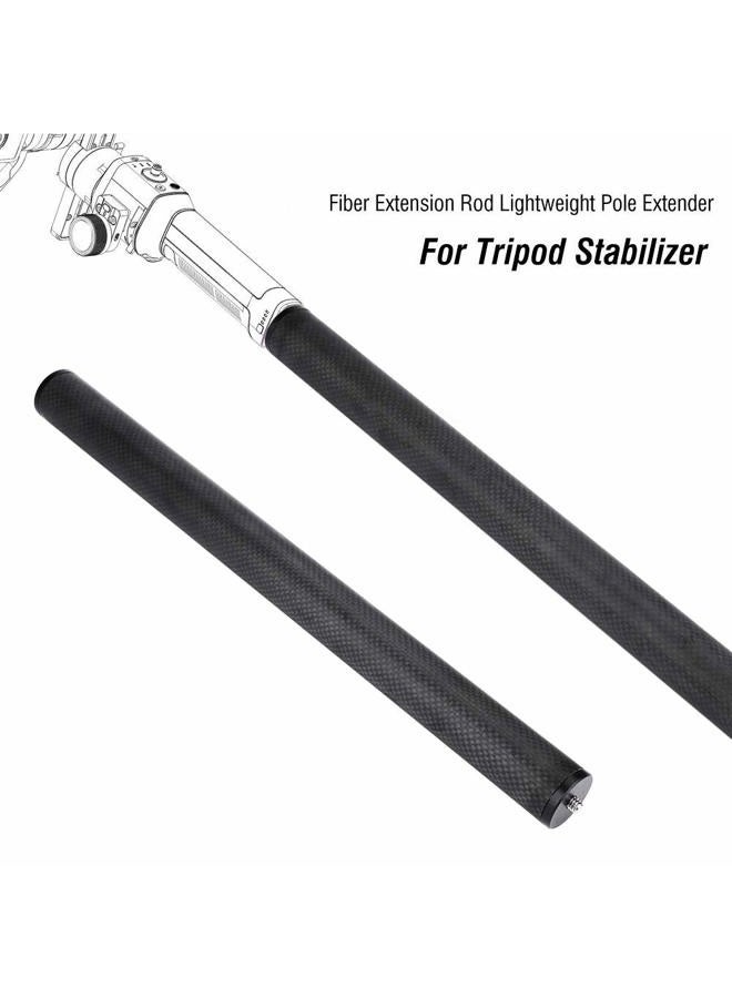 ZERONE Tripod Extension Tube for Gimbal, Carbon Fiber Extension Rod Lightweight Pole Extender Accessory for Tripod Stabilizer - Image 2