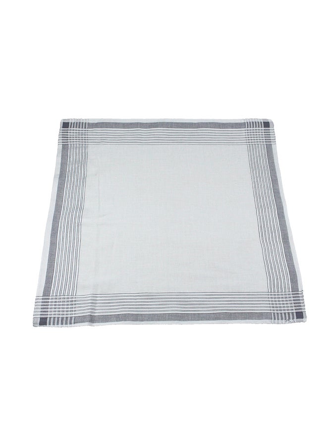 Cotton Square Handkerchief White - Image 1