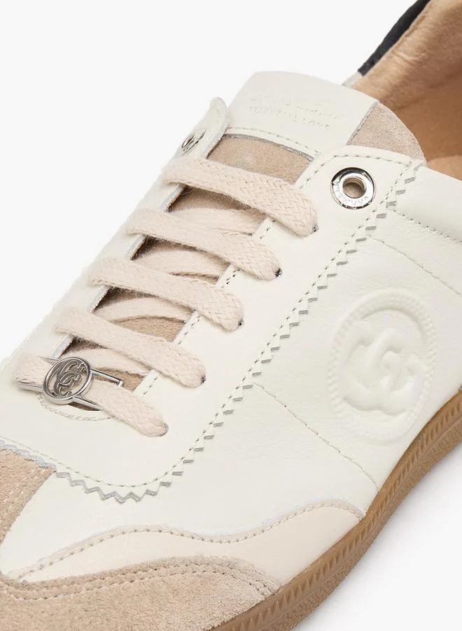 Carmela WHITE Women Lace-Up Leather Ankle Sneakers for Women | Best Price UAE