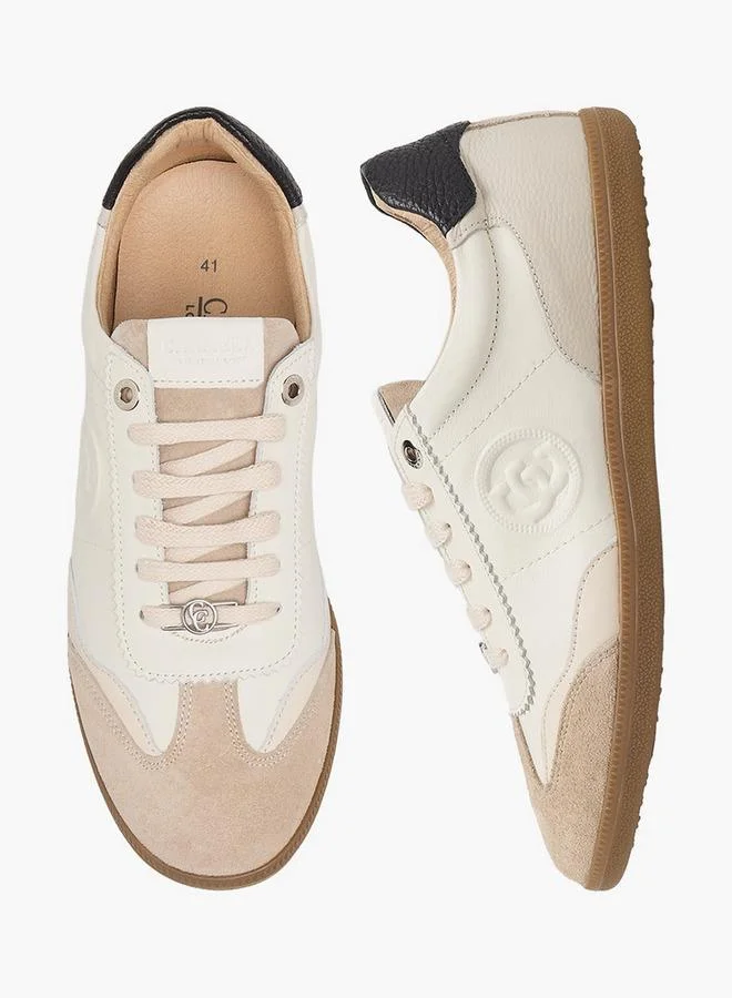 Carmela WHITE Women Lace-Up Leather Ankle Sneakers for Women | Best Price UAE