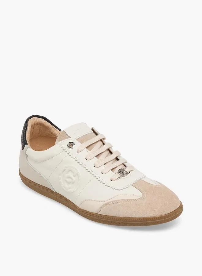 Carmela WHITE Women Lace-Up Leather Ankle Sneakers for Women | Best Price UAE