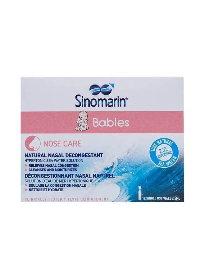 رعاية الأنف للأطفال، 18 قارورة