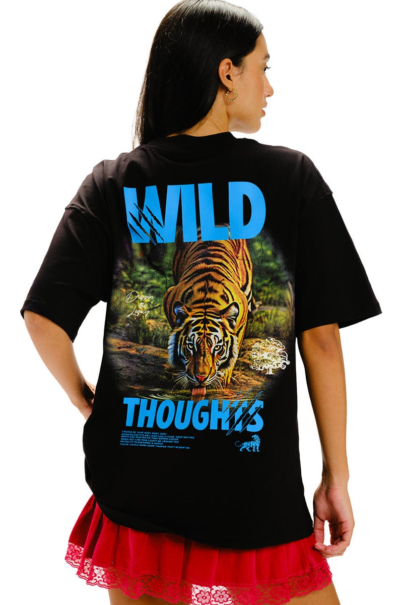 Bonkers Corner Wild Thoughts Oversized T-shirt for Women's - Image 2