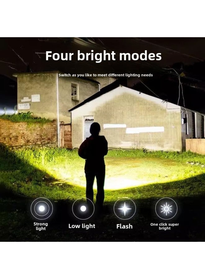 مصباح عمل على شكل سلسلة مفاتيح، ضوء قوي، مصباح يدوي صغير محمول متعدد الوظائف، مصباح ليد محمول للشحن للاستخدام المنزلي أو السكن الجامعي - مواصفات المنتج: بطارية طويلة العمر MAX إصدار 2560 وات COB، حبات ضوء متفجرة 30 ساعة من عمر البطارية - Image 3