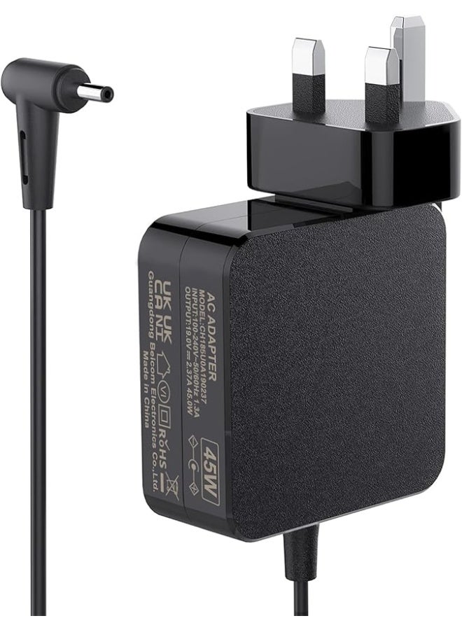 Terabyte 45W Laptop Charger Compatible With 14 15 S14 S15 E203M E406M E410M X540S X540L X540UA X540SA X553M X553S X556U, Zenbook 13 14 15 UX303U UX305 UX305C UX330U UX430U - Image 1