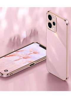كولور فانس حالة الهاتف المحمول ل Xiaomi Redmi 12 4G حالة واقية مطلي ذهبي-وردي  - Image 2