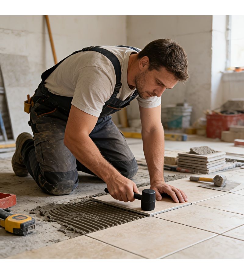 1pc 6 Inch PVC Installation Hammer Strong Durable Multi Functional Floor Tile Tool - Image 5