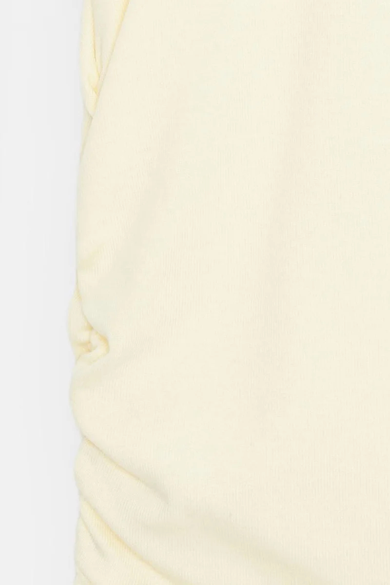 Dilvin Lemon Yellow DILVIN Women’s Crop Slim Fit Polo T-Shirt for Women | Best Price UAE