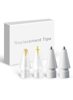 Generic 4 Piece Upgraded Replacement Tips for Apple Pencil, Metal Tips Set Precise Control for Apple Pencil USB C Apple Pencil 2  - Image 1
