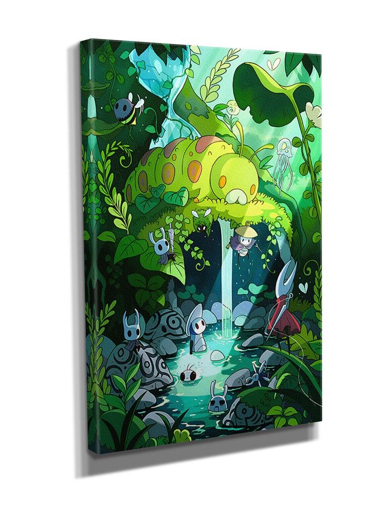 مودكلاس لوحة هولو نايت جدارية باطار خشبي - Image 3