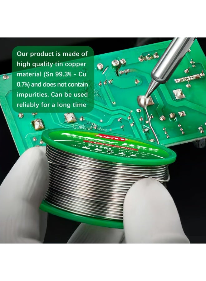 CMGTYYD Solder 0.8 mm, Solder Lead Free With Rosin Core (Sn99.3 Cu0.7), Soldering Wire With Flux 20 g, Solder Wire For Repair And DIY Of Electronic Electric Soldering Components (2 Pcs) - Image 4