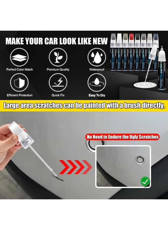 COSLAKE Car Touch Up Paint(Deep Crystal Blue Mica(42M)) for Mazda, Car Paint Scratch Repair Kit, Quick & Easy Solution to Repair, 2 in 1 Scratch Remover Pen with Color-Matched - Image 4