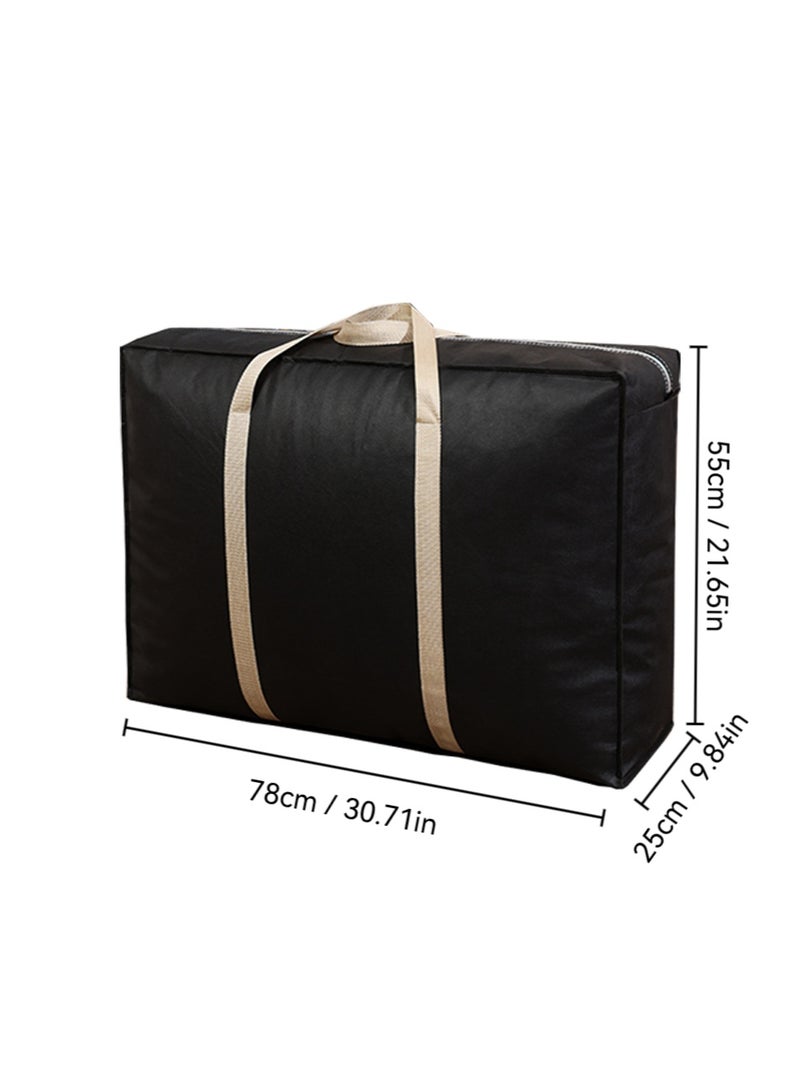 4 Pack Moving Bags, Moving Supplies, Moving Boxes, College Packing Storage Boxes, Heavy Duty Totes, Extra Large, Sturdy Handles, Zipper, for Packaging (4 Pack) - Image 4