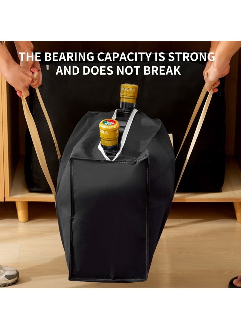 4 Pack Moving Bags, Moving Supplies, Moving Boxes, College Packing Storage Boxes, Heavy Duty Totes, Extra Large, Sturdy Handles, Zipper, for Packaging (4 Pack) - Image 5