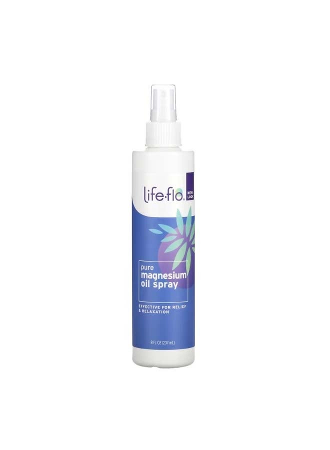 Life-flo Pure Magnesium Oil Spray 8 fl oz 237 ml - Image 1
