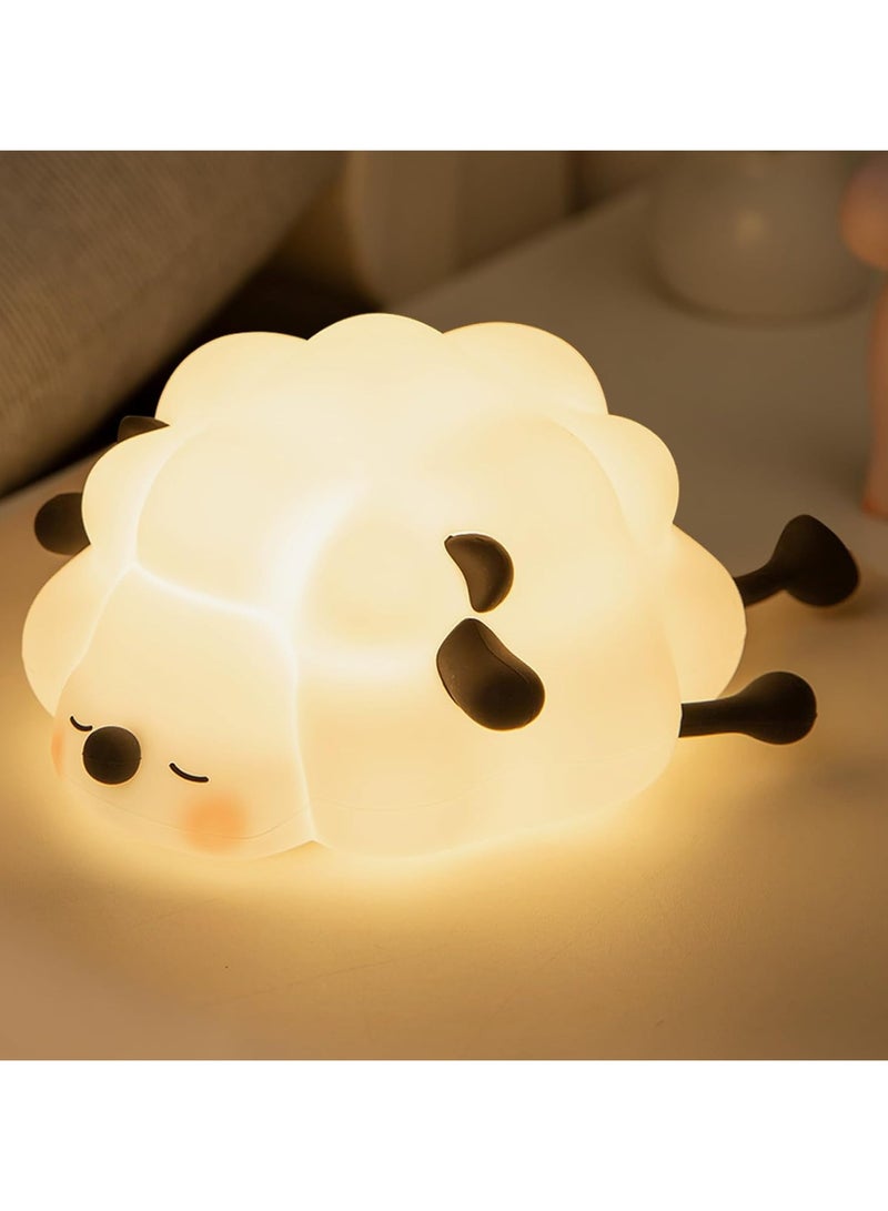 general Kids Rechargeable LED Night Light, 3 Levels Dimmable Baby Night Light, Food Grade Silicone Soft Lights Perfect Bedside Touch Lights - Image 1