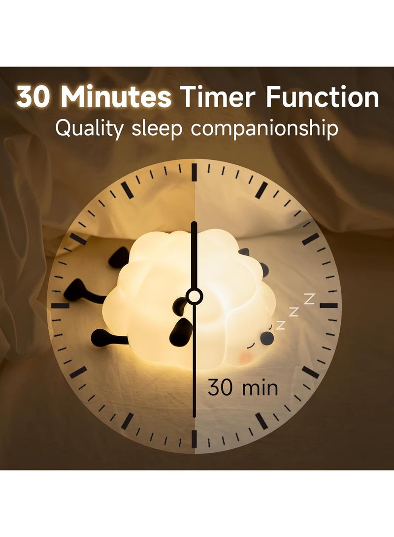 general Kids Rechargeable LED Night Light, 3 Levels Dimmable Baby Night Light, Food Grade Silicone Soft Lights Perfect Bedside Touch Lights - Image 3