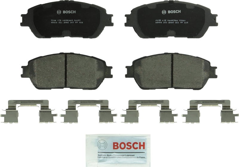 BOSCH BC906 QuietCast Premium Ceramic Disc Brake Pad Set - Compatible with Select Lexus ES300, ES330; Toyota Avalon, Camry, Sienna, Solara, Tacoma; FRONT - Image 3