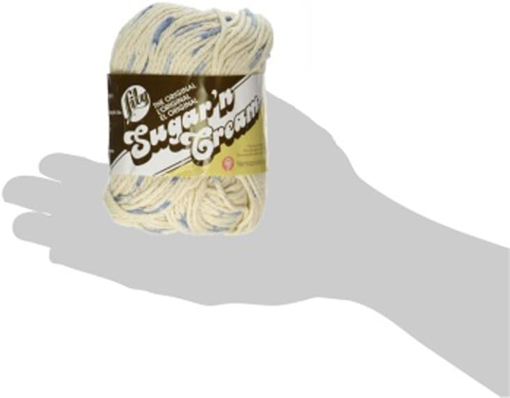 Lily Sugar 'N Cream The Original Ombre Yarn - 100% Cotton - 2 oz - Denim Blue - Machine Wash & Dry - Image 5