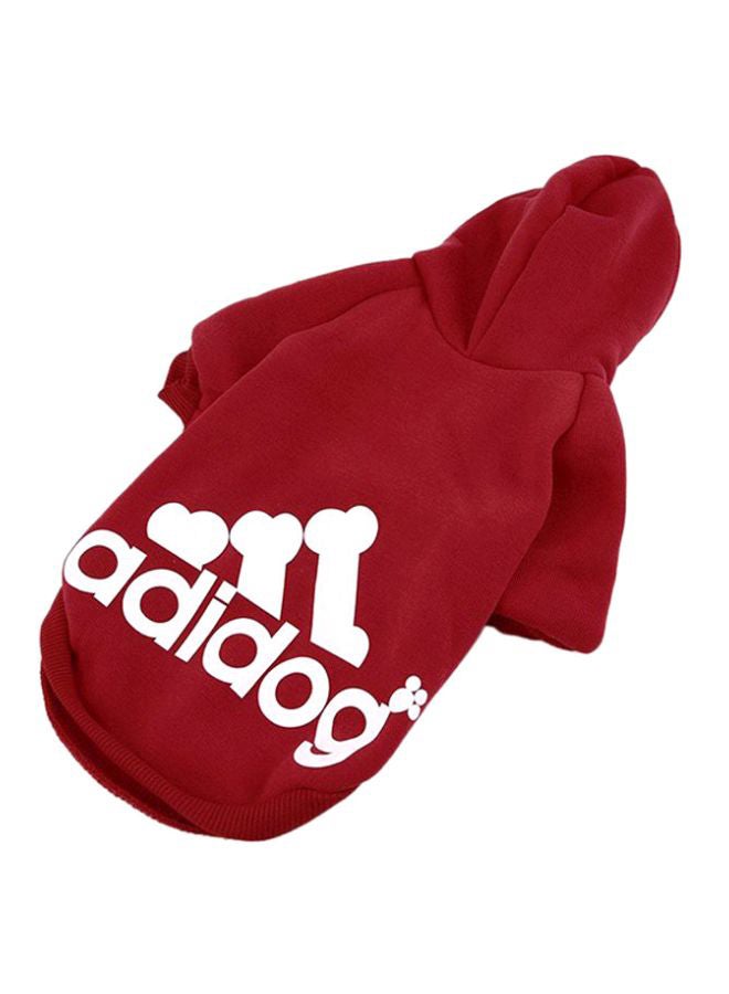 Generic Winter Autumn Coat With Hoodie Red XL - Image 1