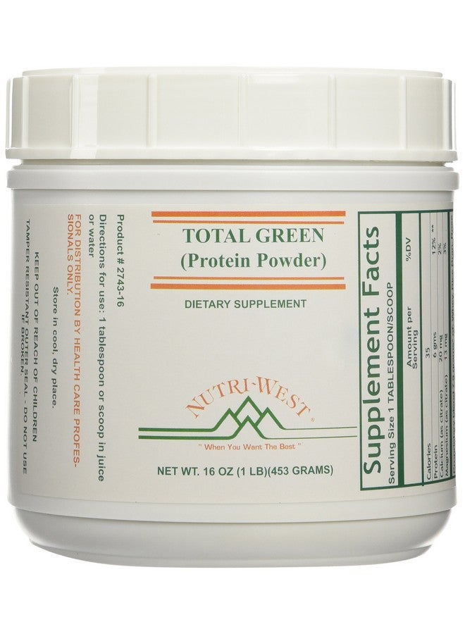 Nutri-West Total Green Protein Powder 16Oz - Image 2