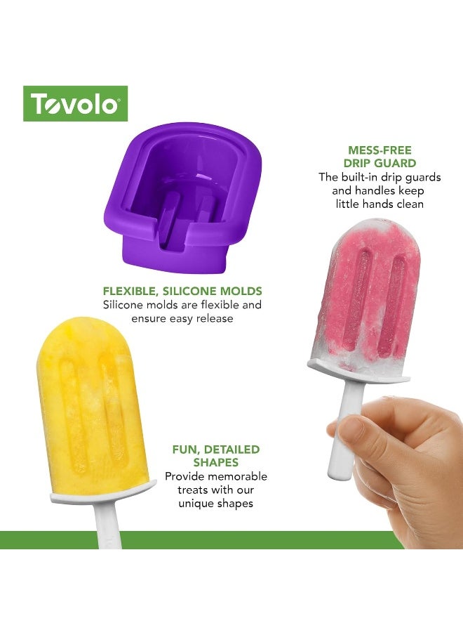 Tovolo - Stackable Classic Pop Molds Set of Four for Making MessFree Frozen Treats - Image 1