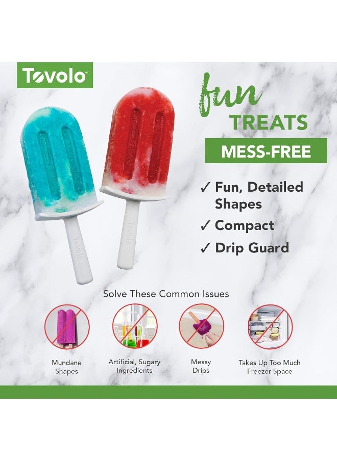 Tovolo - Stackable Classic Pop Molds Set of Four for Making MessFree Frozen Treats - Image 1