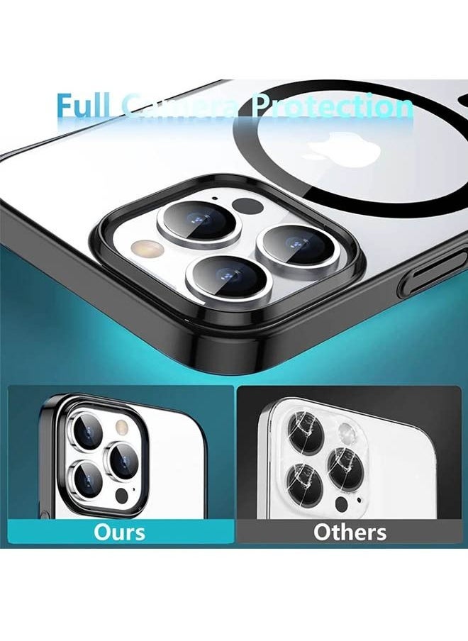 Rock Pow - iPhone 15 Pro Case Compatible with MagSafe Case Matte Magnetic Case Cover for iPhone 15 Pro 6.1 Drop Tested Shockproof Phone Case Anti-Scratch Oil&Fingerprint Resistant - Image 1