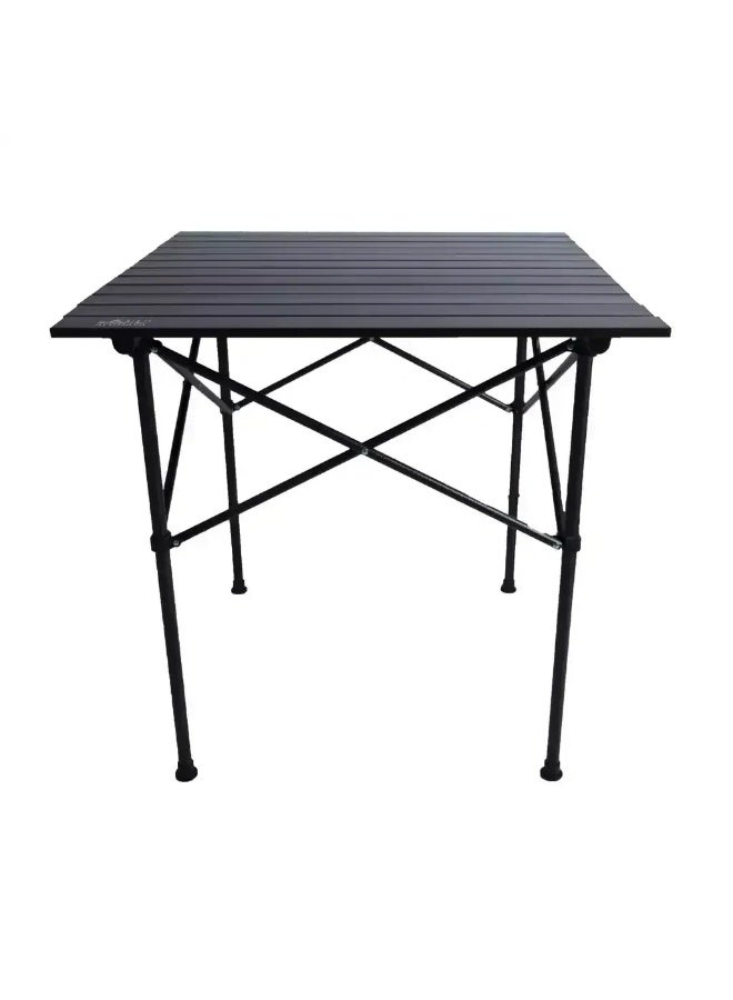 ALGHAFA Foldable Aluminum Camping Table – Lightweight Portable Outdoor Table – Black – 70×70×70 cm – ALGHAFA - Image 2