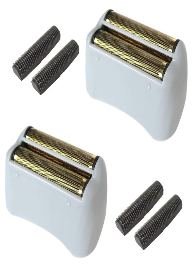 Vicue 2x Golden Pro Shaver Replacement Foil and Cutters Compatible with Andis 17150(TS-1)/17155/17200 Shaver ProFoil - Image 3