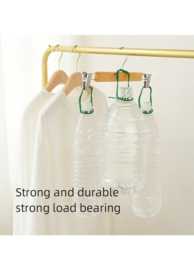 KLNAMAEAAN Pack of 5 Non-Slip Seamless Multi-Function Belt Clip Solid Wood Hook Hanger  - Image 4
