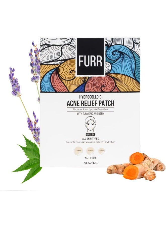 FURR By PEE SAFE - Haldi And Neem Acne Relief Patches With Hydrocolloid - Image 1
