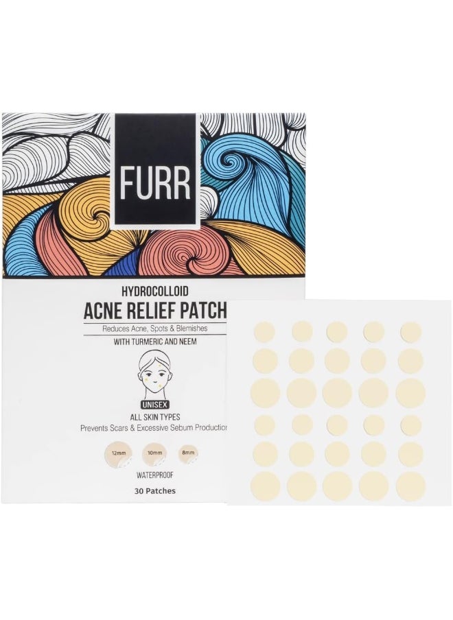 FURR By PEE SAFE - Haldi And Neem Acne Relief Patches With Hydrocolloid - Image 1