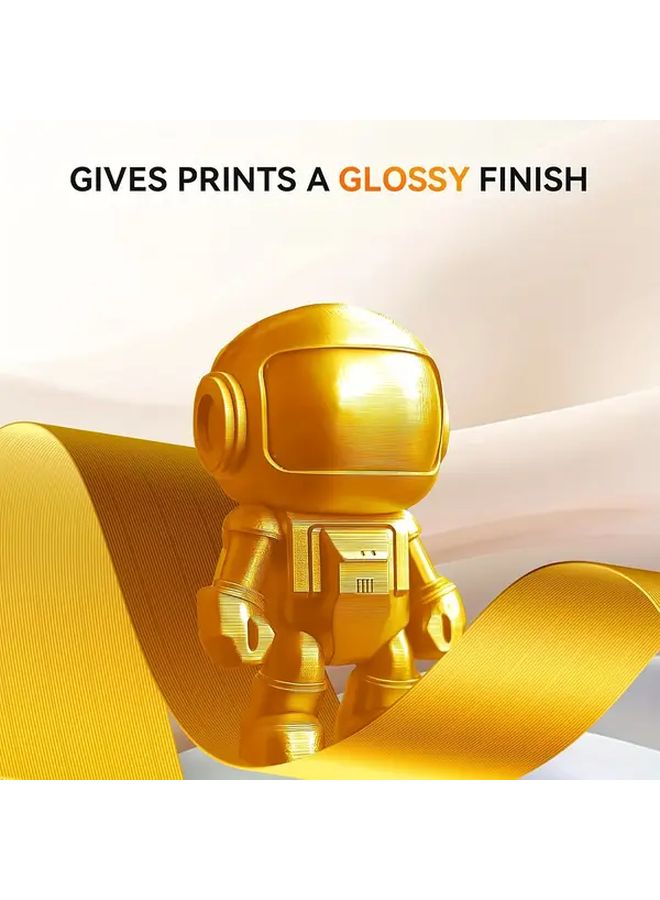 BEHANT 1 75mm Silk PLA Filament Glossy Golden Silver 0 5kg High Quality 3D Printing Material - Image 4