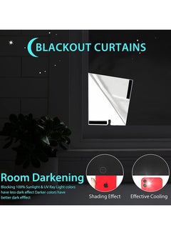 Alruht Portable Blackout Curtains with Self Adhesive Tape, DIY Blackout Curtains for Bedroom, Living Room, Bathroom and Attic, 200*145cm  - Image 4
