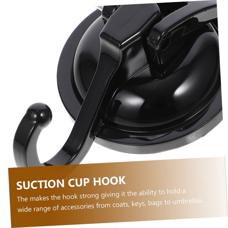 Heavy Duty Suction Cup Hooks 2 Pack Shower Curtain Hooks for Glass Towel Hanger Easy Install - Image 4