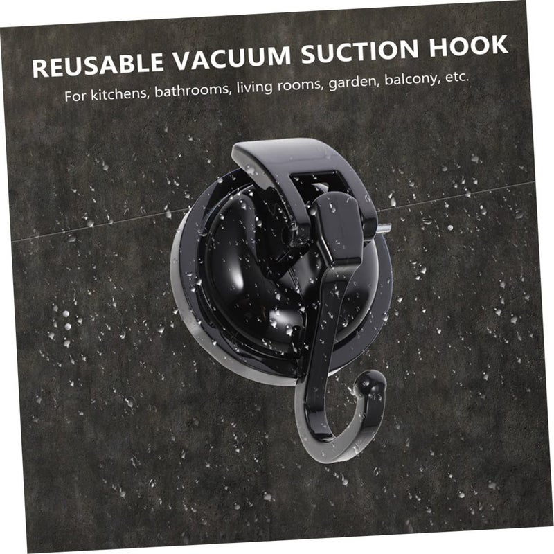 Heavy Duty Suction Cup Hooks 2 Pack Shower Curtain Hooks for Glass Towel Hanger Easy Install - Image 5