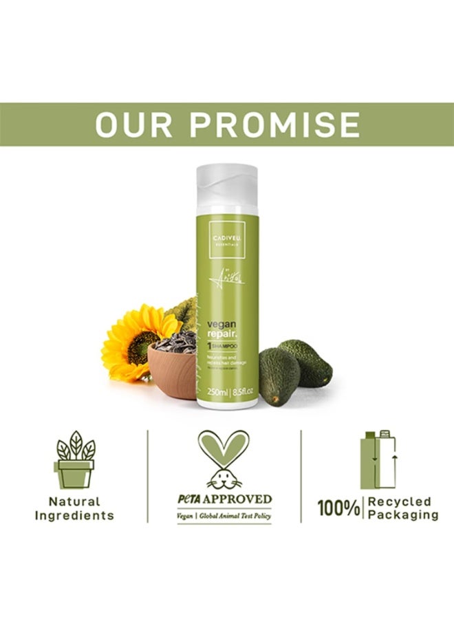 Cadiveu TMTKeratin Original Cadi- Veu Vegan Repair Shampoo For Hair Care (Liquid) 250Ml - Image 5