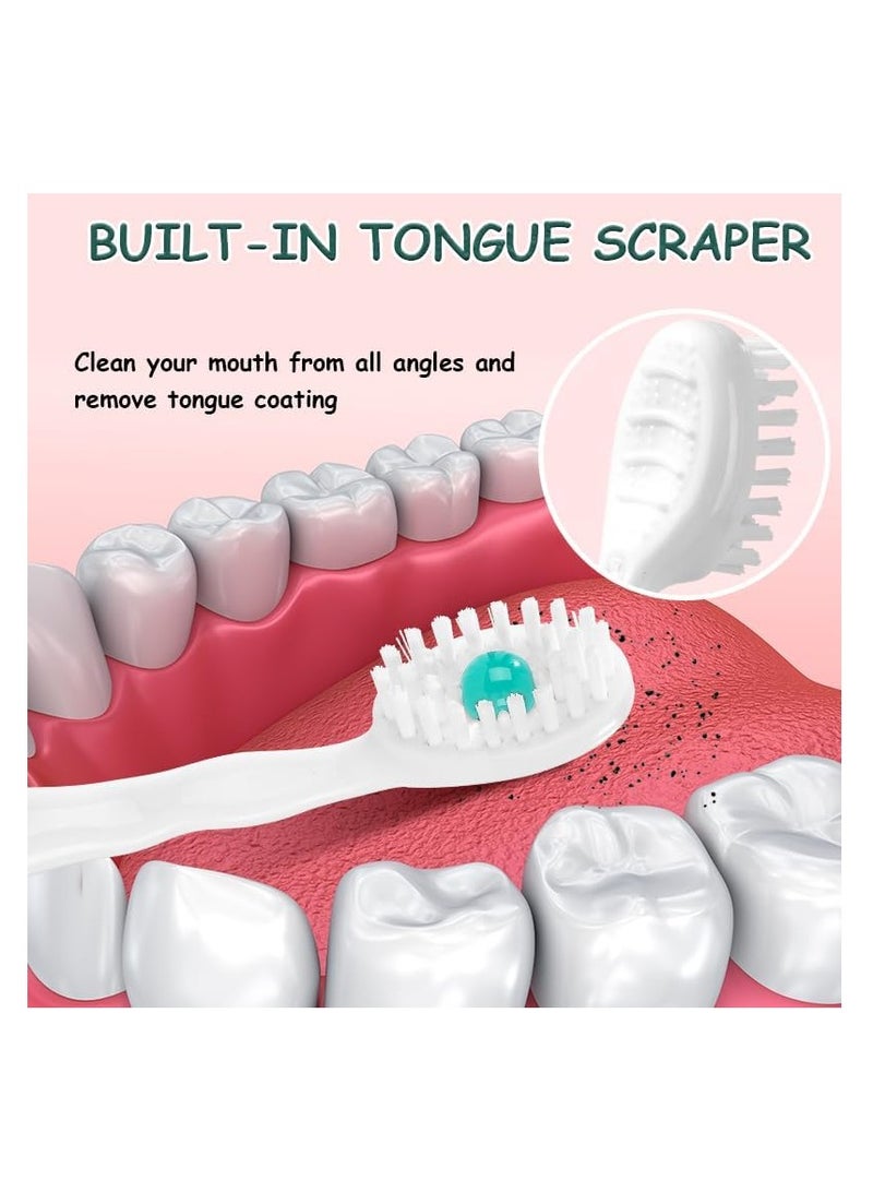 جوي وورلد فراشي أسنان صغيرة يمكن التخلص منها للاستخدام أثناء التنقل,فراشي أسنان صغيرة محمولة للسفر، منتجات محمولة للعناية بالفم للسفر والعمل (نكهات متنوعة، عبوة 20 قطعة) - Image 4
