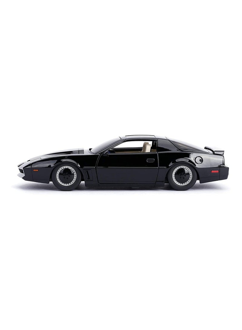 HOLLYWOOD Original Jada Toys Hollywood Rides Knight Rider K.I.T.T. 1:24 Scale Diecast Vehicle Model Collectible Model, Hobby Display, Movie Memorabilia, Birthday & Hobby Gift, Decor Ornament - Image 3
