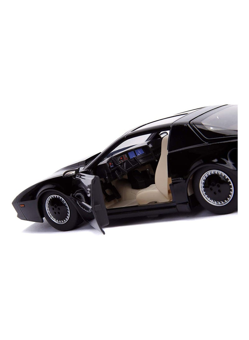HOLLYWOOD Original Jada Toys Hollywood Rides Knight Rider K.I.T.T. 1:24 Scale Diecast Vehicle Model Collectible Model, Hobby Display, Movie Memorabilia, Birthday & Hobby Gift, Decor Ornament - Image 5